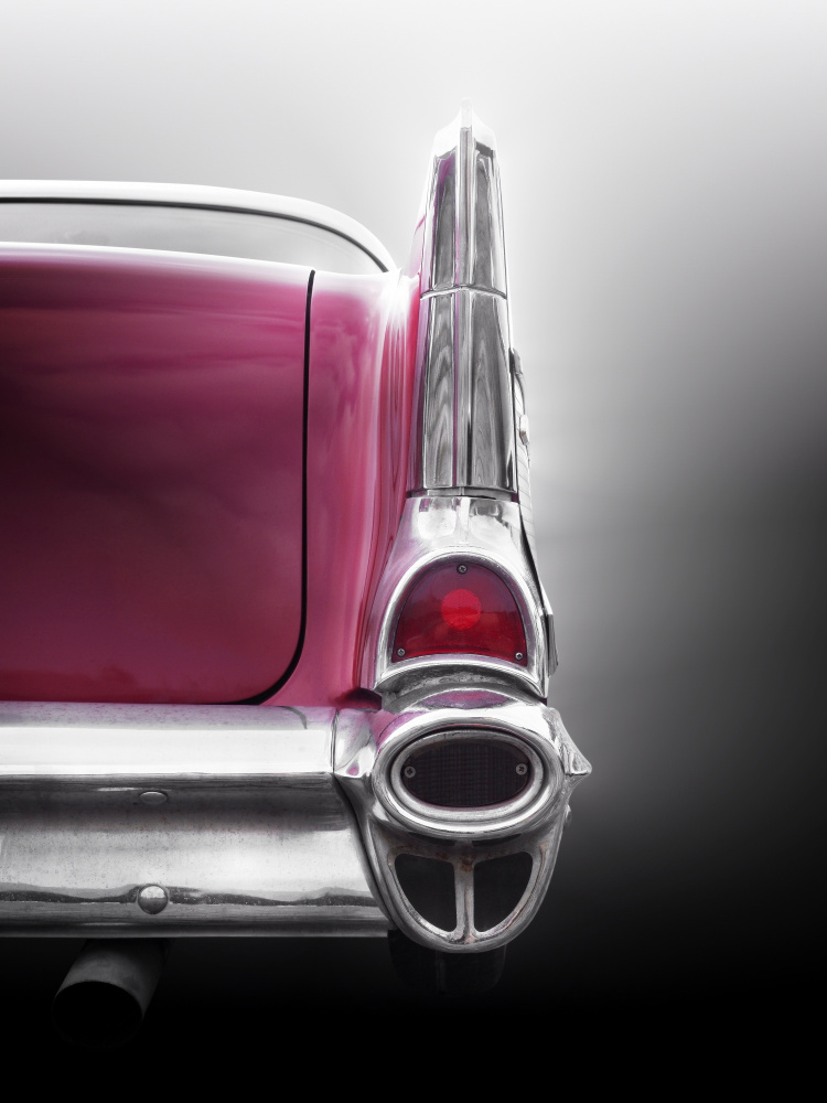 American classic car Bel Air 1957 Tail fin von Beate Gube