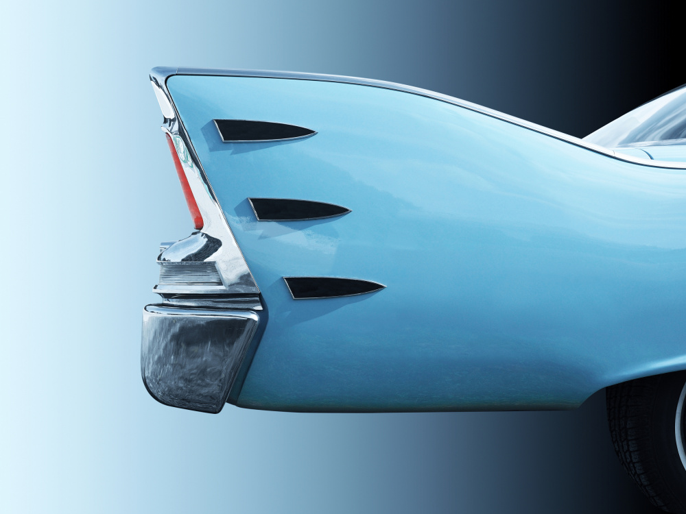 American classic car Belvedere 1960 Tail fin von Beate Gube