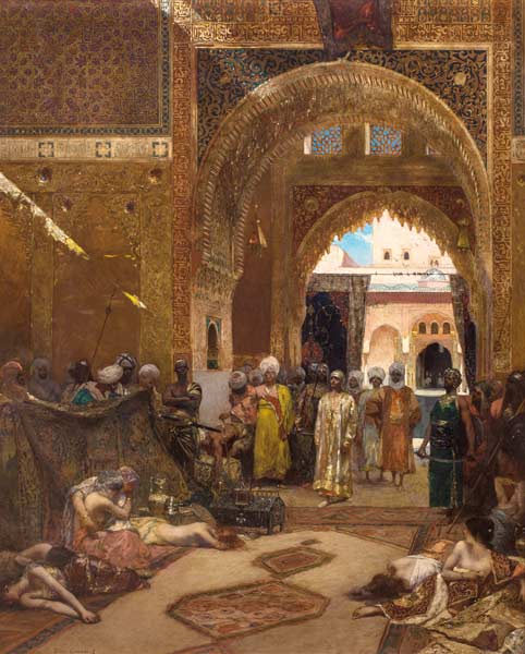 Der Tag nach einem Sieg in der Alhambra von Benjamin Constant