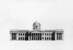 Elevation of Principal Front of a house, 1815