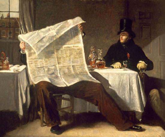 Waiting for the Times von Benjamin Robert Haydon