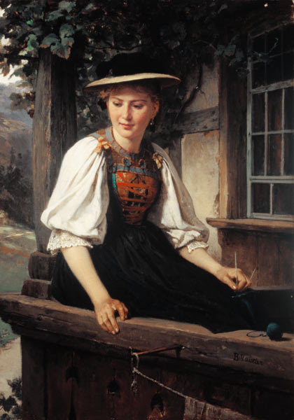 Auf dem Balkon von Benjamin Vautier