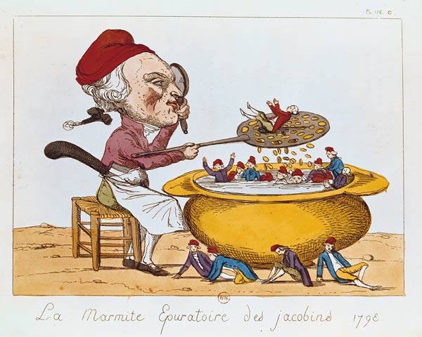 The Purifying Pot of the Jacobins von Benoit Louis Henriquez
