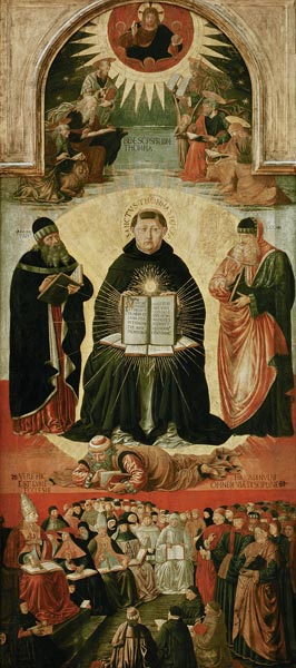 The Triumph of St. Thomas Aquinas von Benozzo Gozzoli
