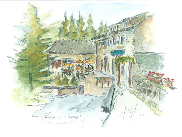 Promenade en Lozere La Ferme de Saltel von Renot