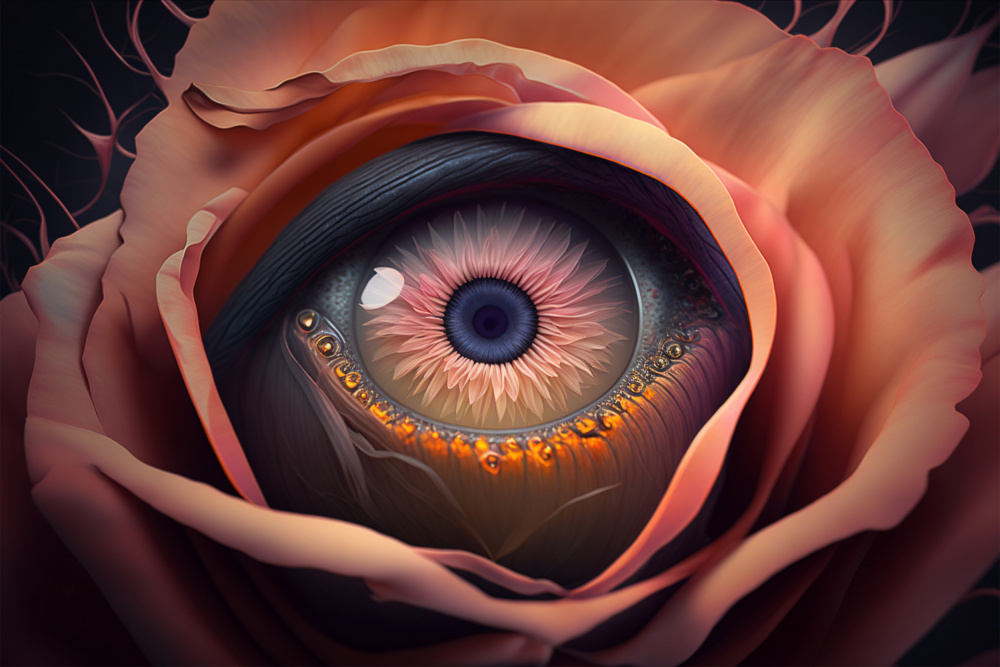Flower eye von Bernardine de Laat