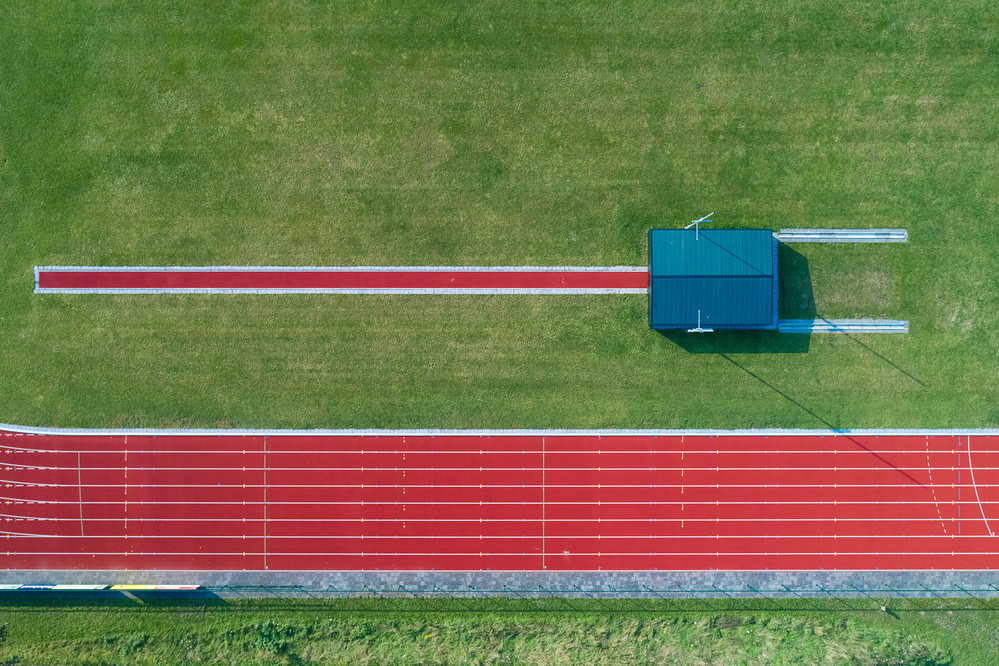 Jogging track von Bernardine de Laat