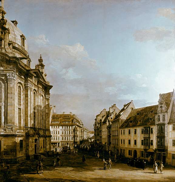 Dresden,  Frauenkirche von Bernardo Bellotto
