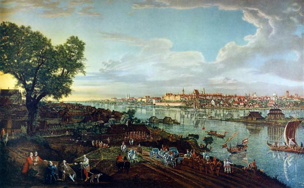 Ansicht von Warschau von Bernardo Bellotto