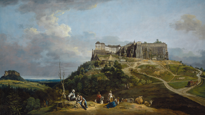 The Fortress of Konigstein von Bernardo Bellotto