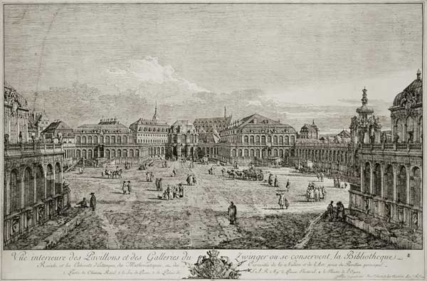 Dresden,Zwinger von Bernardo Bellotto
