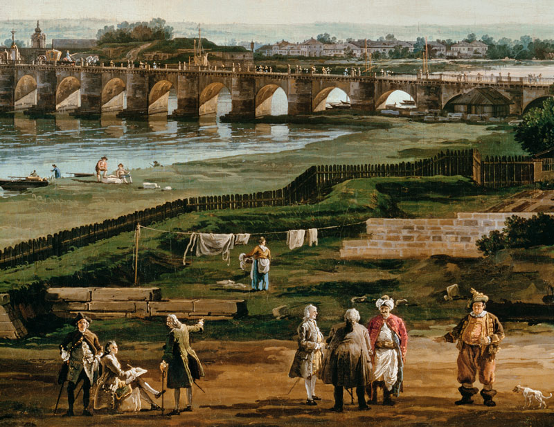 Dresden, Augustusbruecke von Bernardo Bellotto