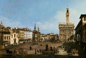 Die Piazza della Signoria in Florenz.