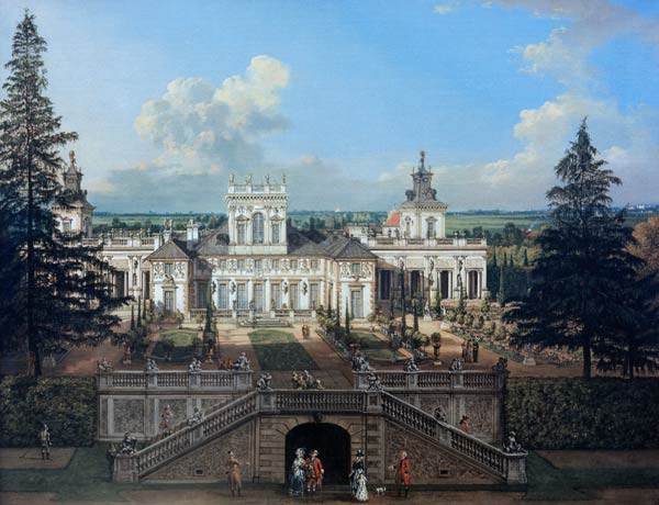 Warschau,  Schloß Wilanów von Bernardo Bellotto
