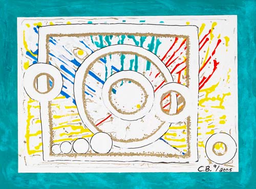 Sheherazade´s miraculous emerald living room von C.S. Bernays