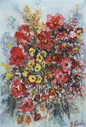 Blumen III von Bernhard Bömke