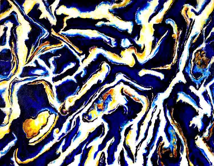 BLAUE STRUKTUR
 von Ralf Maximilian Berninger