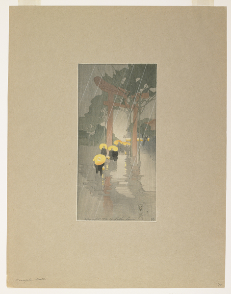 Temple Gate von Bertha Boynton Lum