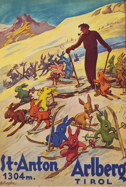 St. Anton, Arlberg von Bertha Czegka