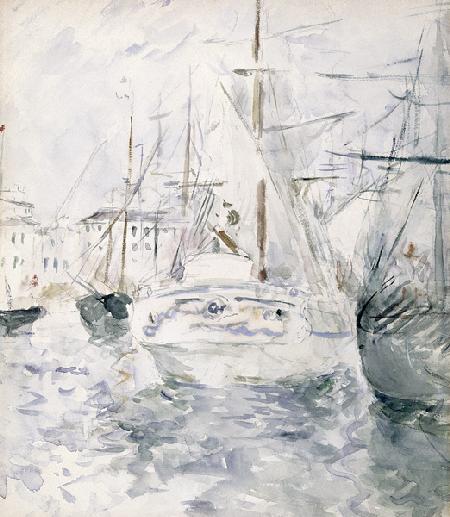 White Boat in the Port, Nice