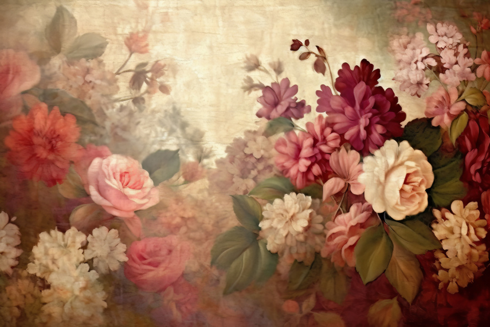 Fa Vintage Floral 27 von Bilge Paksoylu