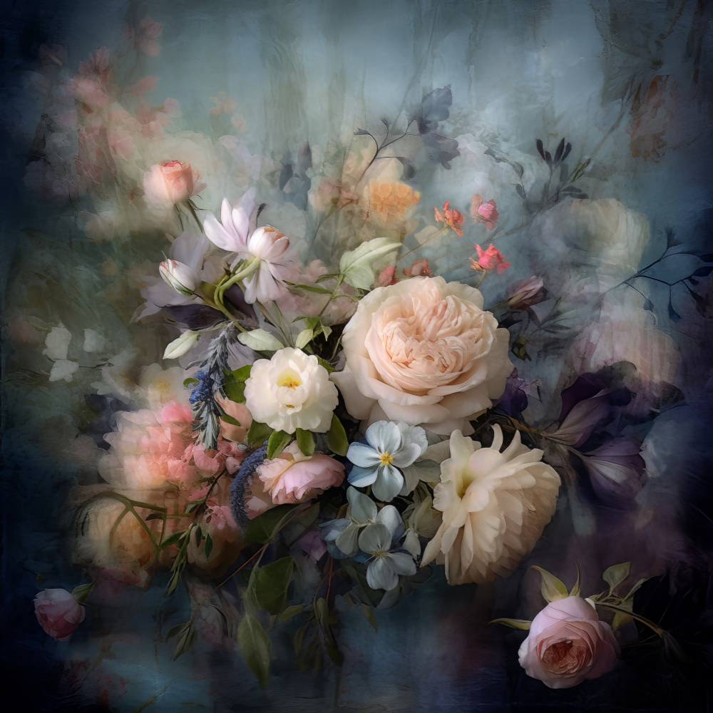 Fa Vintage Floral 49 von Bilge Paksoylu