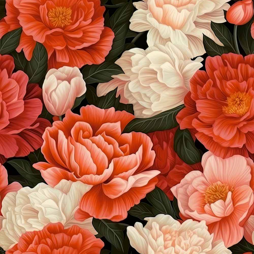 Wall Mural Bold Flower 1 von Bilge Paksoylu