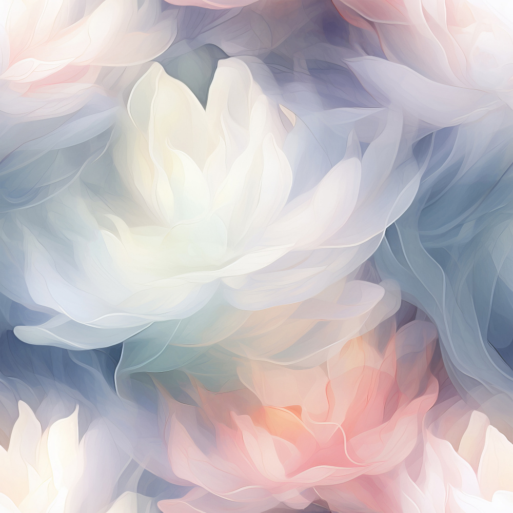 Transparent Floral 4 von Bilge Paksoylu