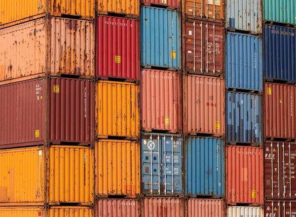 Container 2 (Hamburg) von Birge George