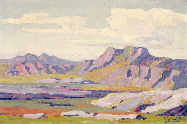 In the Painted Desert, Arizona von Birger Sandzen