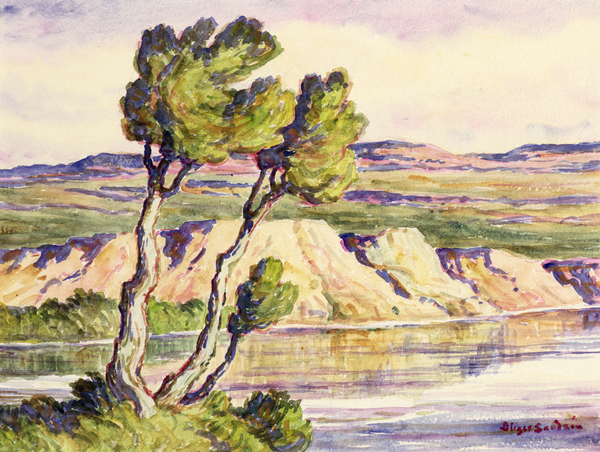 Kansas Creek von Birger Sandzen