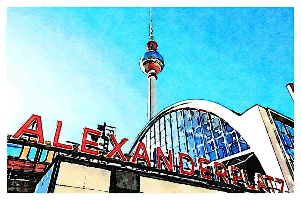 Alexanderplatz von Saskia BJ