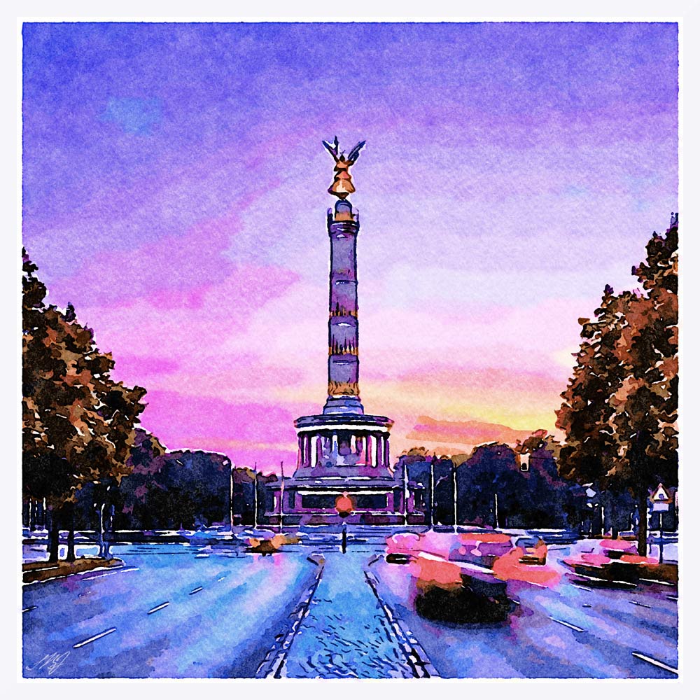 Siegessäule Berlin von Saskia BJ