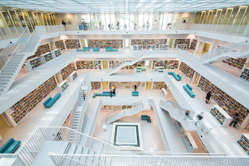 library Stuttgart von Bjoern Alicke