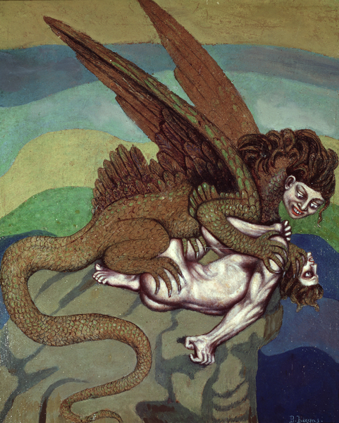 A Vampire in the Form of a Lizard von Boleslaw Biegas