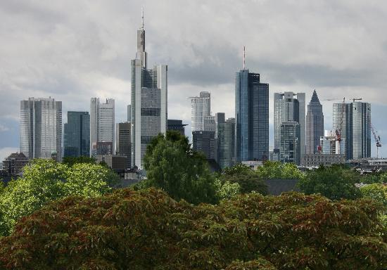 Frankfurter Bankenskyline von Boris Roessler