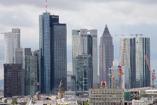 Frankfurter Bankenskyline von Boris Roessler