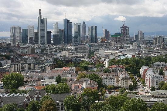 Frankfurter Bankenskyline von Boris Roessler