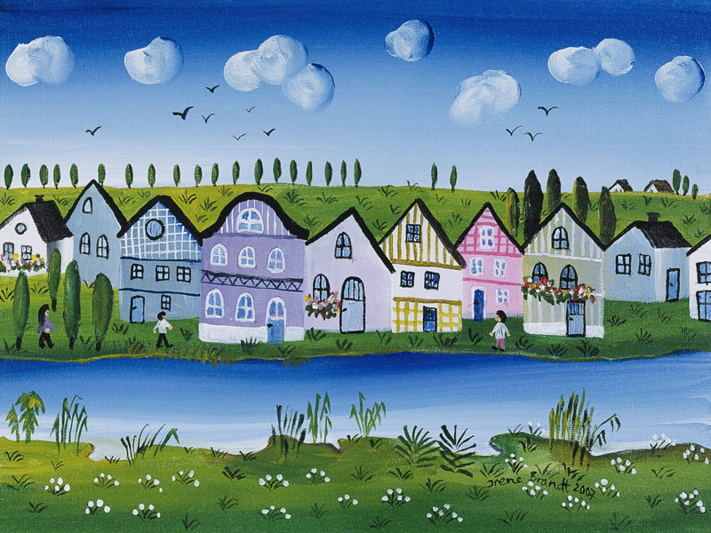 Flussufer von Irene Brandt