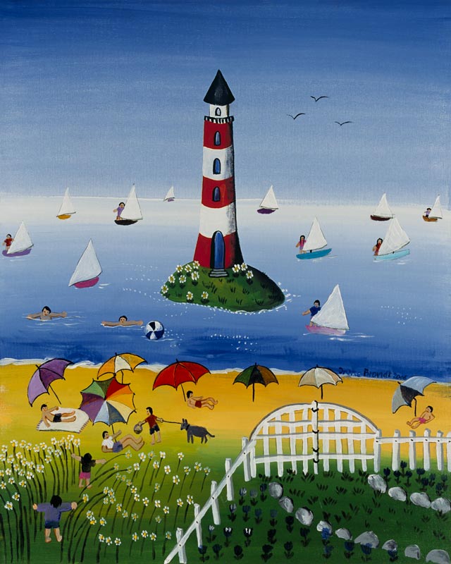 Um den Leuchtturm von Irene Brandt