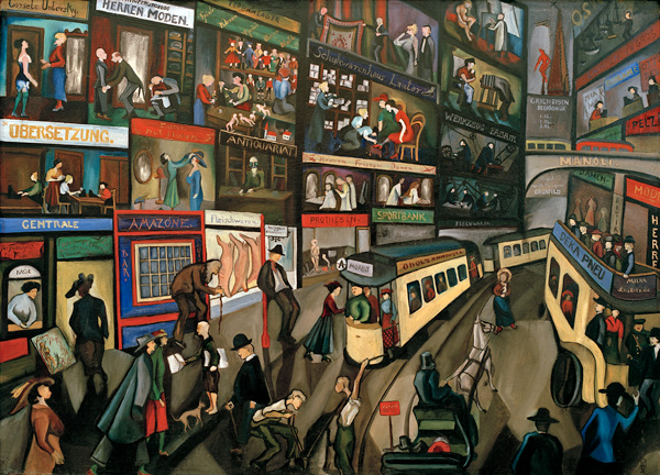 Berliner Straßenszene von Nikolaus Braun