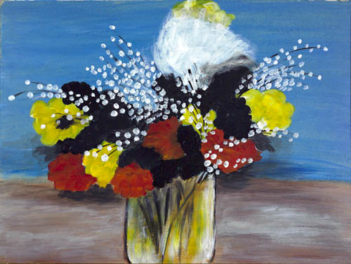 Feldblumen von Elfriede Breitwieser