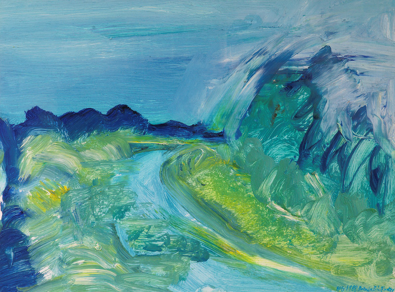Blue River Landscape I von Brenda Brin  Booker