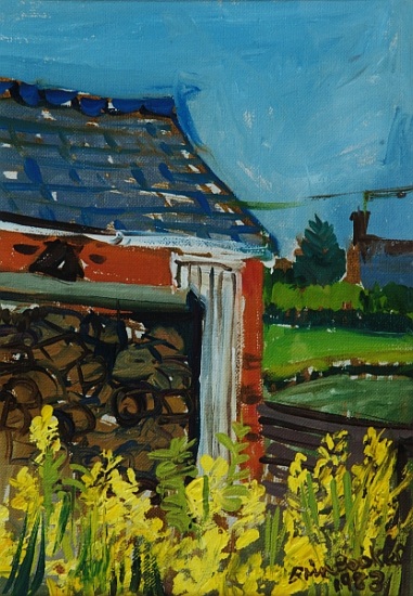 Cabbage flowers in the garden von Brenda Brin  Booker