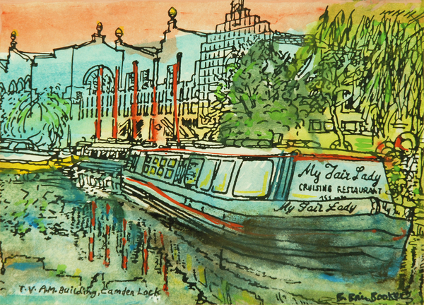 My Fair Lady on the Regents Canal von Brenda Brin  Booker