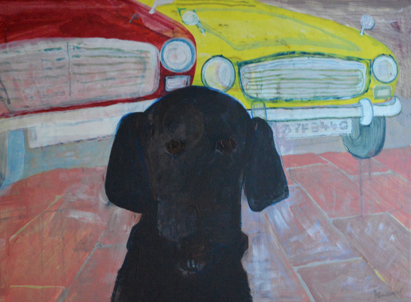 Rex at the Used Car Lot - AYF8440 von Brenda Brin  Booker