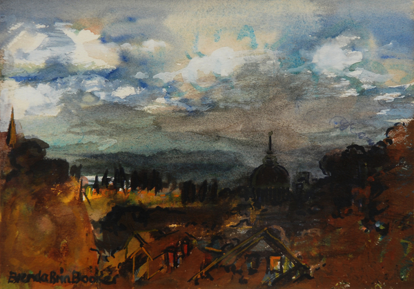 St Pauls from Hampstead Heath von Brenda Brin  Booker