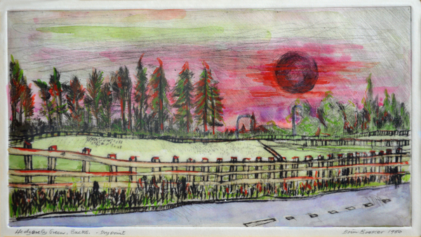 Sunset, Hedgerley Green von Brenda Brin  Booker