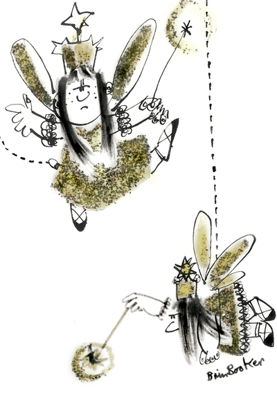 Two Christmas Fairies 1 von Brenda Brin  Booker