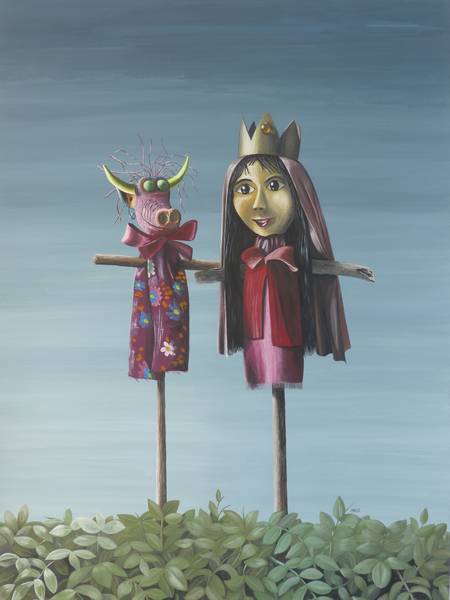 Drache und Königin von Brigitte Müller